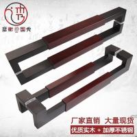 ราคา จับจับเข้าสู่ระบบไม้เนื้อแข็งประตูกระจกจับที่ทันสมัยสร้างสรรค์สแตนเลสประตูบานเลื่อนกระจกพร้อมสต็อกประตูไม้ 32และ (40873676255)