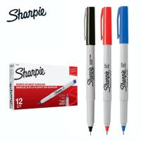 ราคา Sharpie ปากกาเคมี ปากกา Permanent ชาร์ปี้ Ultra Fine 0.3mm (กล่องละ 12 ด้าม) (6445610483)