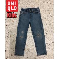 ราคา ‍♂️ ยีนส์เด็ก แบรนด์ uniqlo size110 (มือ2) (5602250445)