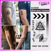 ราคา Cyber Tattoo Fruit Ink Eternal Vision - สติ๊กเกอร์ชั่วคราว กันน้ํา และติดทนถึง 15 วัน (ขนาด 18x11 ซม.) (42675684197)