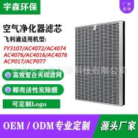ราคา เหมาะสําหรับไส้กรองเครื่องฟอกอากาศ Philips FY3107AC4076 ลบฟอร์มาลดีไฮด์ลบหมอกควัน PM2.5 กรองตาข่าย (41526548667)