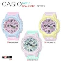 ราคา Casio Baby-G นาฬิกาข้อมือผู้หญิง สายเรซิ่น รุ่น BGA-230 BGA-230PC BGA-230PC-2B BGA-230PC-6B (2023986269)