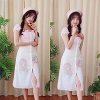 ราคา เดรสแขนตุ๊กตา ทรงน่ารัก งานป้าย แบรนด์ Macaron (มี 7 ลาย) (5828802488)