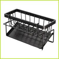 ราคา อ่างล้างจานออแกไนเซอร์อ่างล้างจานสแตนเลสฟองน้ําชั้นเก็บสองชั้นชั้นวางองค์กรเครื่องมือสําหรับครัวเรือน unhcxeth (55951459784)