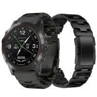 ราคา เหมาะสําหรับ Garmin Titanium Alloy Fenix7X/6XPRO/935/3HR/S62/MK1 Quick Release 22/26MM Strap (57302933459)