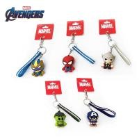 ราคา พวงกุญแจ Thanos Spiderman Thor Hulk Captain America / Marvel avengers ของแท้ 6.5 ซ.ม. (18226756422)