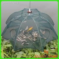 ราคา ◐BYENJOYSHOP 20104 ที่ดักปลา มุ้งดักปลา 6 ช่อง 8 10 ตาข่ายดักปลา กระชังปลา ดักจับกุ้งปลา พับเก็บได้ (11344952394)