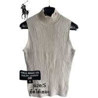 ราคา bd มือสอง เสื้อสเวตเตอร์คอเต่าสำหรับผู้หญิงจาก VTG Polo Jeans Co. Ralph Lauren size S (42805519682)