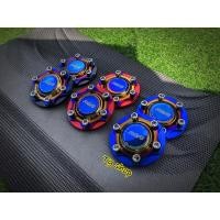 ราคา ฝาครอบดุมล้อไทเท ฝาปิดดุม 1 คู่ 105-106 mm ตัวสูง Vigo,Revo,Ford,Triton ออนิว2020 สีน้ำเงิน หรือล้อที่มีขนาด 106มิล (20285430523)