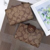 ราคา Coach Medium Corner Zip Wallet In Signature Canvas (21611234707)