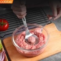 ราคา Cobbe ที่ทำลูกชิ้น อุปกรณ์ทำลูกชิ้น เครื่องปั้นลูกชิ้น แม่พิมพ์ลูกชิ้น ช้อนปั้นลูกชิ้น ช้อนลูกชิ้น meatball spoon ช้อน (16306905263)