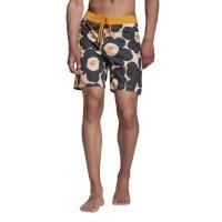 ราคา Adidas X Marimekko Black Orange Focus Classic Length Board Swim Shorts กางเกงว่ายน้ำ ชาย (24850634764)