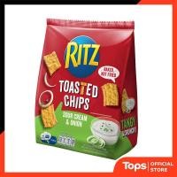 ราคา RITZ ริทซ์โทสเต็ดชิปส์ขนมอบกรอบรสซาวร์ครีมและหัวหอม 229กรัม [8934680114271] (25159807278)