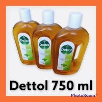 ราคา <โฉมใหม่> Dettol เดทตอล น้ำยาฆ่าเชื้อโรค750ML (7369071841)