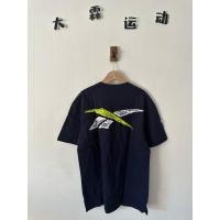 ราคา REEBOK รีบอค ผ้าฝ้ายแท้พิมพ์คลาสสิกเสื้อยืดแขนสั้นกีฬาด้านบน hb6214 (40309612792)