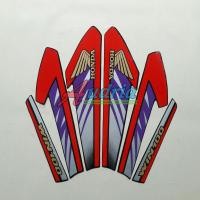 ราคา MERAH Honda Win 100 1996 Red Motorcycle Striping Sticker (40605735735)