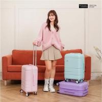 ราคา กระเป๋าเดินทาง คุณภาพดี ขึ้นเครื่องเดินทางได้ ล้อหมุนได้ Baggage Luggage ของแท้ 20" นิ้ว มีสีให้เลือก พร้อมส่งด่วน ไทย (42176502841)