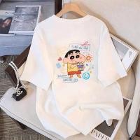 ราคา A9 เสื้อยืดสีขาว เสื้อยืดสีดำ ลายการ์ตูน เสื้อ oversize เสื้อเรย่อน (27080925869)