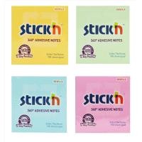ราคา โพสต์-อิท โน๊ต Stick'n กระดาษโน๊ต สีสะท้อนแสง, สีพาสเทล (4034983732)