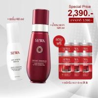 ราคา [โปรซื้อ 2 ฟรี 6] SEWA Insam Essence น้ำตบโสม 120ml. คู่ SEWA Age White Serum เซรั่ม 40ml.แถมฟรี ครีมกันแดดเซวา 6 ซอง (12698856832)