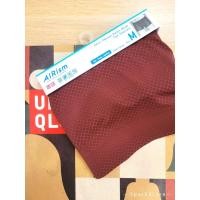 ราคา MERAH [ใหม่][ใหม่] Uniqlo Airism Seamless Boxer Briefs สีน้ําตาลแดง (43101888152)