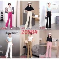 ราคา กางเกงขาม้า ขากระดิ่ง เอวสูงรุ่นมีขอบเอว #2058 (25164800130)