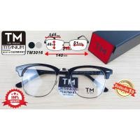 ราคา กรอบแว่นทรงวินเทจ Toni Morgan รุ่น TM3016 สวยคลาสสิค กรอบแว่นสำหรับตัดแว่นสายตาพร้อมใบรับประกัน กรอบสีดำ+สแตนเลส (28833264046)