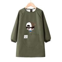 ราคา #เอี๊ยม# Zhongda เด็ก SMOCK กันน้ำแขนยาวอนุบาล Art ภาพวาดย้อนกลับ Dressing เด็กกิน Bib ผ้ากันเปื้อน (48452588624)