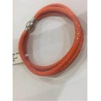 ราคา กำไล สร้อยข้อมือ หนังปลากระเบน กระเบน สีส้ม (7216998513)