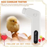 ราคา ไข่ Candler Tester ชาร์จไร้สาย Cool Light Incubator Cling โคมไฟสองหัวนุ่ม Fit สําหรับไข่ทั้งหมดประเภท qingyid001.th (57902640139)