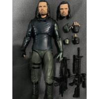 ราคา ของแท้ SHF Bucky Barns marvel avengers infinity war bandai S.H.figuarts action figure 1/12 winter soldier (28570521526)