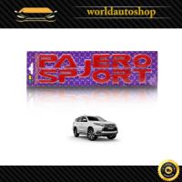 ราคา โลโก้แปะฝากระโปรงหน้า "PAJERO SPORT" มิซูบิชิ ปาเจโร่ สปอร์ต สี แดง Pajero Sport Mitsubishi 4 ประตู ปี2016-2018 (9811005474)
