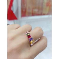 ราคา แหวนพลอยนพเก้า#แหวนนาคพลอยนพเก้าคละสี (21354604961)