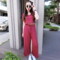 ราคา เซ็ทเสื้อกางเกง ผ้าเรย่อน (1204290562)