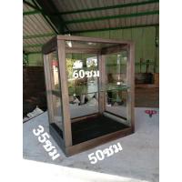 ราคา ตู้ก๋วยเตี๋ยว ตู้ขนม ตู้โชว์อาหารต่างๆ แบบไม่มีบานเปิดปิด สีเทาดำคลาสสิคเรียบหรู (28231334002)