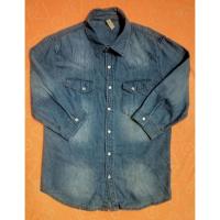 ราคา S2.เสื้อเชิ้ตยีนส์แขนยาว เสื้อเชิ้ตยีนส์มือสอง สภาพดี (41821867046)