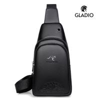 ราคา GLADIO Madison Slingbag Mens Premium Black Motif Simple Cool Elegant Teenagers GLD103B5 (49201552365)