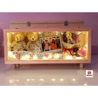 ราคา กล่องไม้แทนใจ พร้อมดนตรีไขลาน ของขวัญให้แฟน ใส่รูปได้ 1 รูป (9511060247)