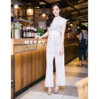 ราคา Pre-oderเสื้อแขนกุดคอเต่ามาคู่กับกางเกงขายาวเอวสูงทรงสว (165726127)