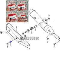 ราคา ยางกันร้อน ครอบท่อ WAVE 125S/R/บังลม 110i 125i DREAM CUB เวฟ ดรีม [18345-MBT-610] (แท้ศูนย์) (29152628042)