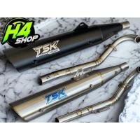 ราคา ท่อเวฟ125 เวอร์ชั่นใหม่ล่าสุดTSK56-57-59-66 มีสีดำและเลสทั้งใบ ใส่เวฟ25คาบูและบังลมได้ทุกรุ่น (25963869870)