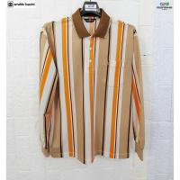 ราคา arnaldo bassini แท้ อก43 เสื้อยืดโปโลแขนยาวลายสปอต (6032183060)