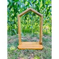 ราคา หิ้งพระไม้สัก หิ้งพระมินิมอล หิ้งบรรพบุรุษ แท่นวางรูปติดผนัง มี 2 ขนาด (24610893809)