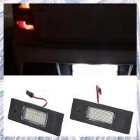 ราคา โคมไฟป้ายทะเบียนด้านหลังรถยนต์จํานวน 63267193294 63267165735 สําหรับ BMW 1Series E81 E87 Z4 ชุดไฟป้ายทะเบียน LED (42823909586)