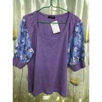 ราคา เสื้อยืดผ้าร่อง ผ้าเด้ง สาวอวบ อก 38-46 (5654976450)