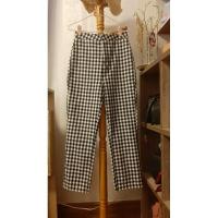 ราคา กางเกงผ้าลินินนุ่ม ลายสก๊อต (10999183768)