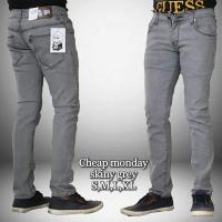ราคา CHEAP MONDAY JEANS SKINNY GREY (3786035791)