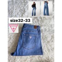 ราคา GUESS Wide Leg High Jeans แท้%มือสอง (40264749728)