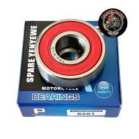 ราคา ลูกปืน ลูกปืนล้อ ตลับลูกปืน เบอร์ 6201 เกรดดี สำหรับรถ HONDA ทั่วไป ลูกปืนล้อหน้า เวฟ แวฟ WAVE #ลูกปืน#ตลับลูกปืน #ส่งไว (55602690809)