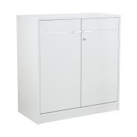 ราคา INDEX LIVING MALL ตู้เตี้ย 2 บาน รุ่นเวคตร้า ขนาด 80 ซม. - สีขาว (3945516549)